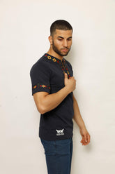 CRD GARLAND TRIBE, TSHIRT, CORADO, dark blue, men, top, tshirt, coradomoda, coradomoda.com